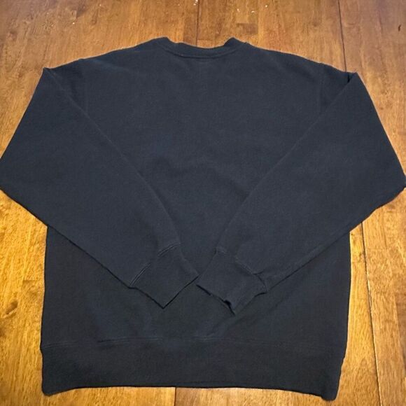 Rook Mens Crewneck Black Sweater Roaring Lion Graphic Cotton Blend Size M - Picture 5 of 7